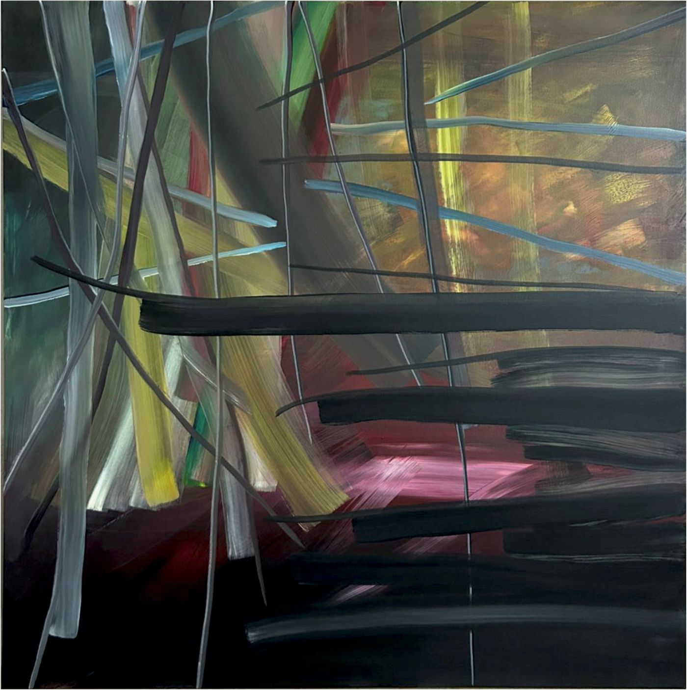Astratto XX olio su tela cm 81 x 82