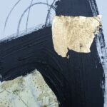LAVINIA SALVATORI SENZA TITOLO TECNICA MISTA E FOGLIA ORO SU TELA 20X30 ANNO 2026