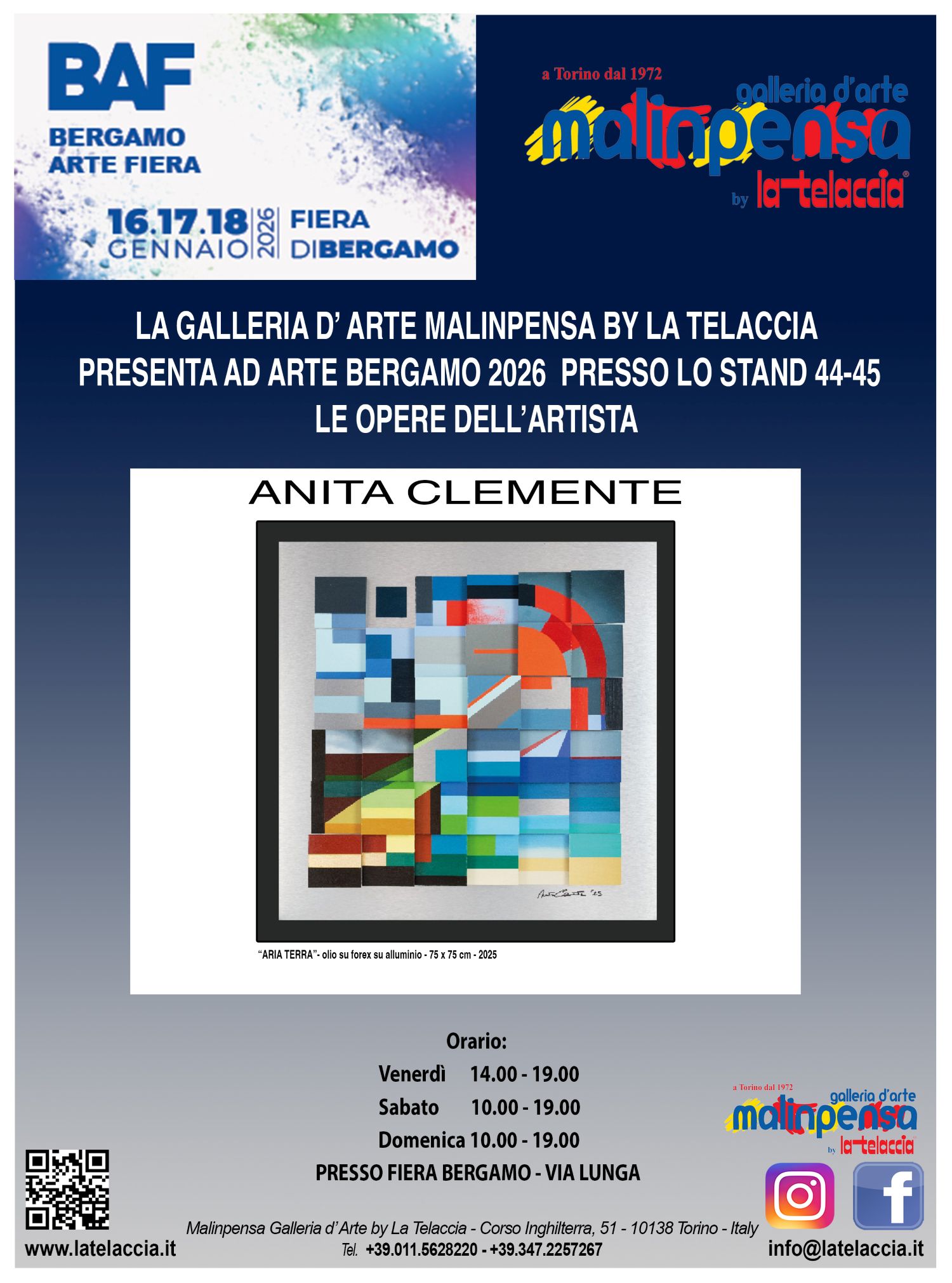 artisti bergamo_2026 locandina anita clemente