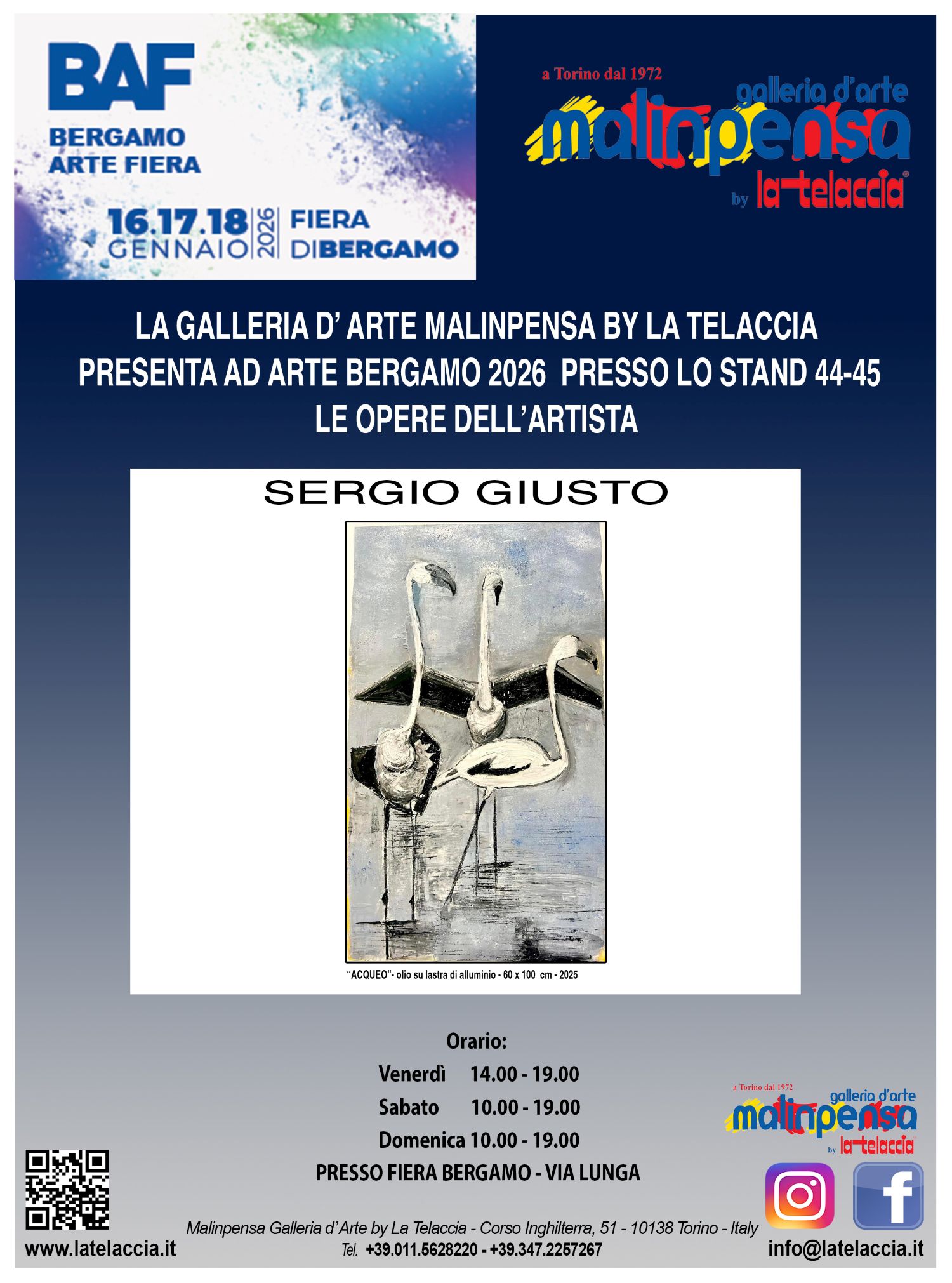 artisti bergamo_2026 locandina_sergio giusto