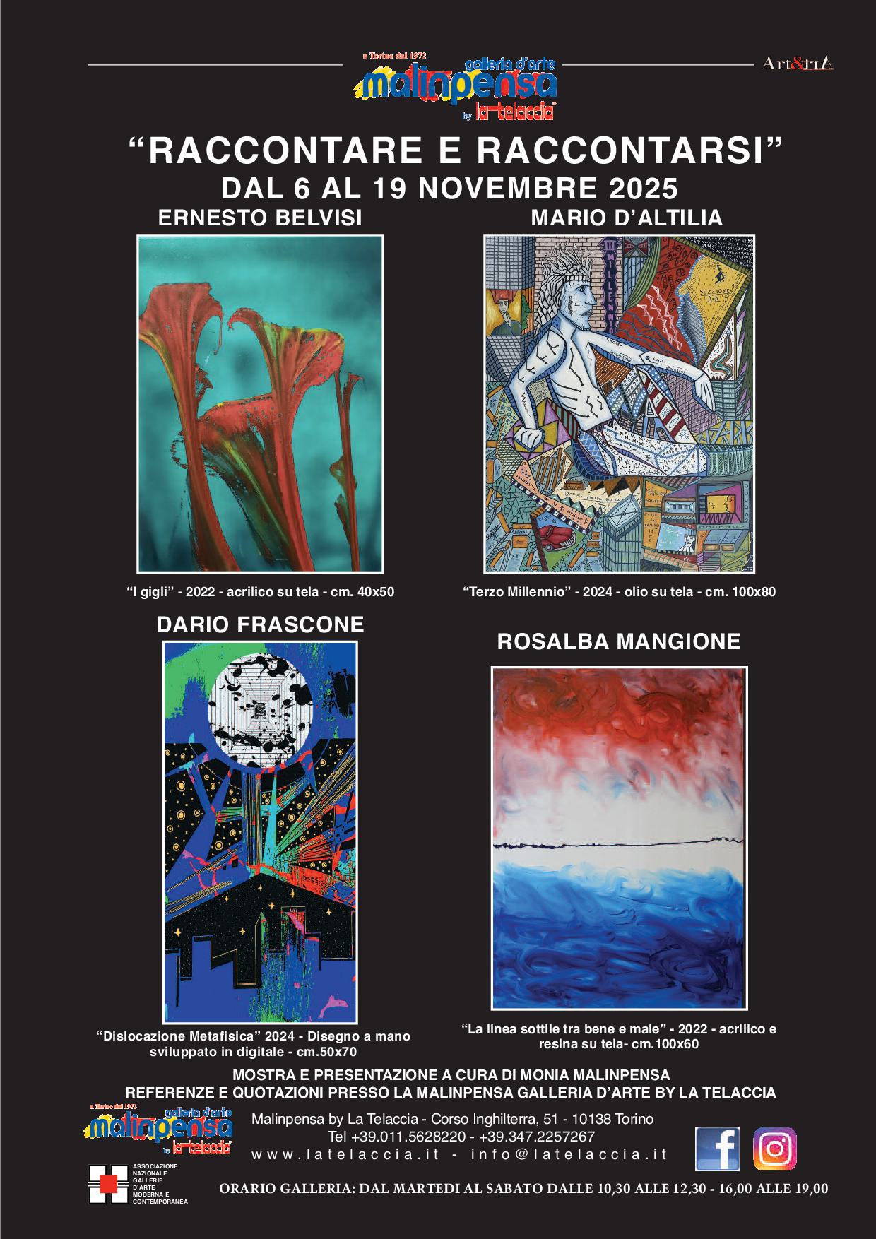 dal 6 al 19 novembre_Raccontare-e-Raccontarsi_malinpensa torino